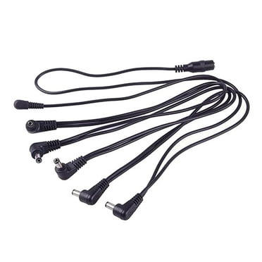 fankhu 9V DC 1A 6 Way Guitar Effect Pedal Daisy Chain Power Supply Cable