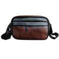thumbnail image 1 of fankhu Casual Business Men Shoulder Bag Wide Strap Men Shoulder Crossbody Bag Small Square Plaid Designer for Travel Work, 1 of 7