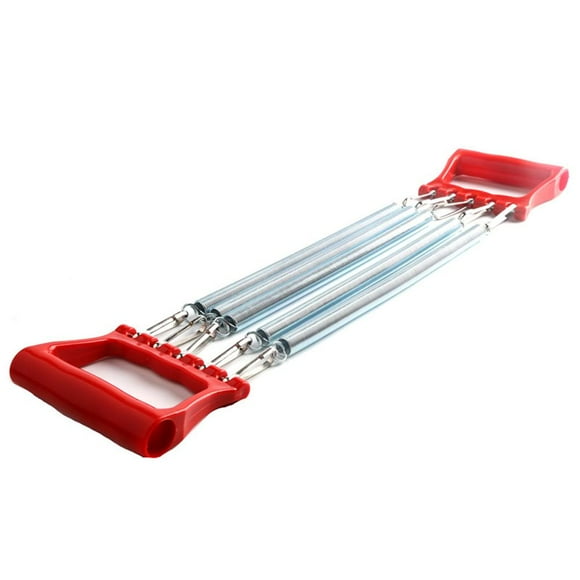 fankhu Chest Expander Fitness Strength Training Gripper Adjustable 5 (Red)