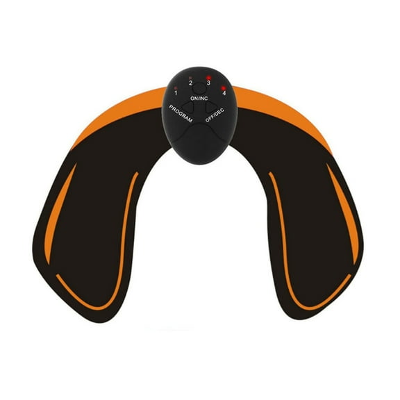 fankhu Electric Stimulator Trainer Portable Abdominal Training Massager Durable Building Body Hip Workout Machine for Adult