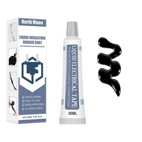 fankhu Electronic Sealing Insulation Glue Waterproof Liquid Sealant (Black 30ml)