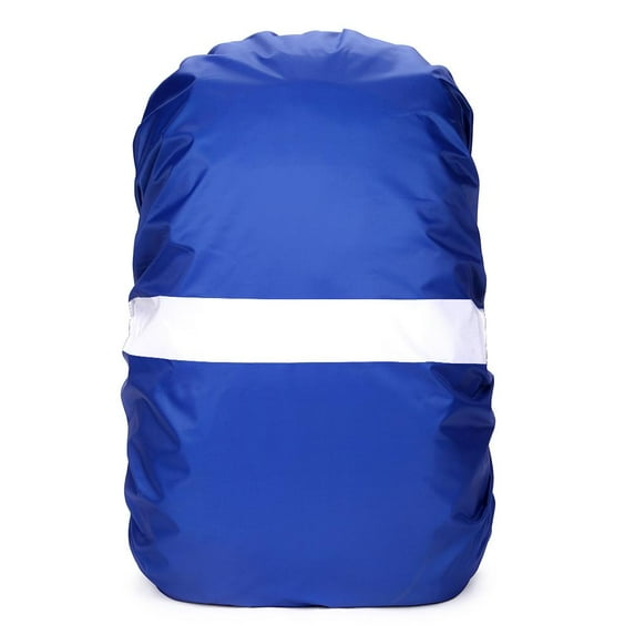 fankhu Hi-Visibility Backpack Rain Cover Waterproof with Reflective Strip (Dark Blue)