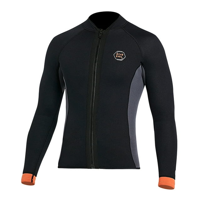 fankhu Men 3mm Neoprene Jacket Top Scuba Diving Wet Suit (XXL)