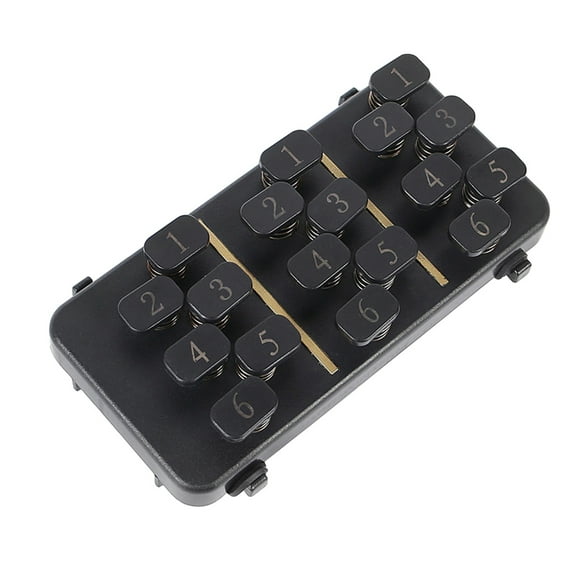 fankhu One-Key Guitar Chord Trainer with 18 Buttons Folk Guitar Learning System