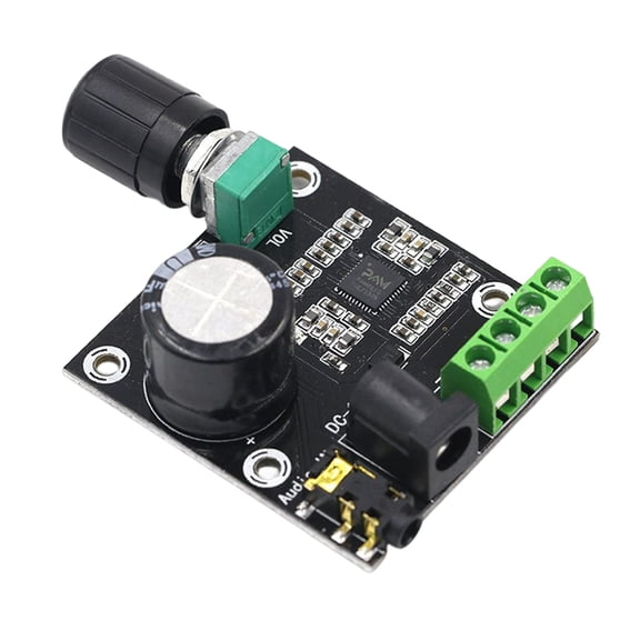 fankhu PAM8610 Digital Audio Amplifier Board 15W X 2 Audio Power Amplifier Board with Delay Dual Channel Audio Accessories