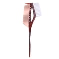 thumbnail image 1 of fankhu Plastic Hair Dye Coloring Brush Comb Hairdressing Modeling Tools (Red), 1 of 9