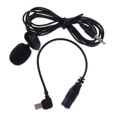 fankhu Professional Mini USB External Mic Microphone With Clip for GoPro Hero 3/3+