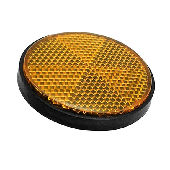fankhu Reflector Sticker Safety Warning Reflectors for Motorcycle Bicycle (Orange)