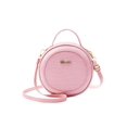 thumbnail image 1 of fankhu Retro Women Alligator PU Crossbody Bag Fashion Female Small Round Purse Simple Shoulder Handbag, 1 of 1