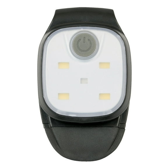 fankhu Running Clip Light 4 Lighting Modes LED Clip Light for Jogging Night Walking for Fishing Hiking USB Rechargeable