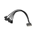 thumbnail image 1 of fankhu SATA Power Cable PC Cooling Fan Splitter Hub Converter (SATA to 5x4Pin), 1 of 8