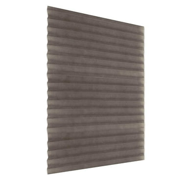fankhu Self-Adhesive Pleated Blinds Kitchen Balcony Half Blackout Window Curtain Coffee