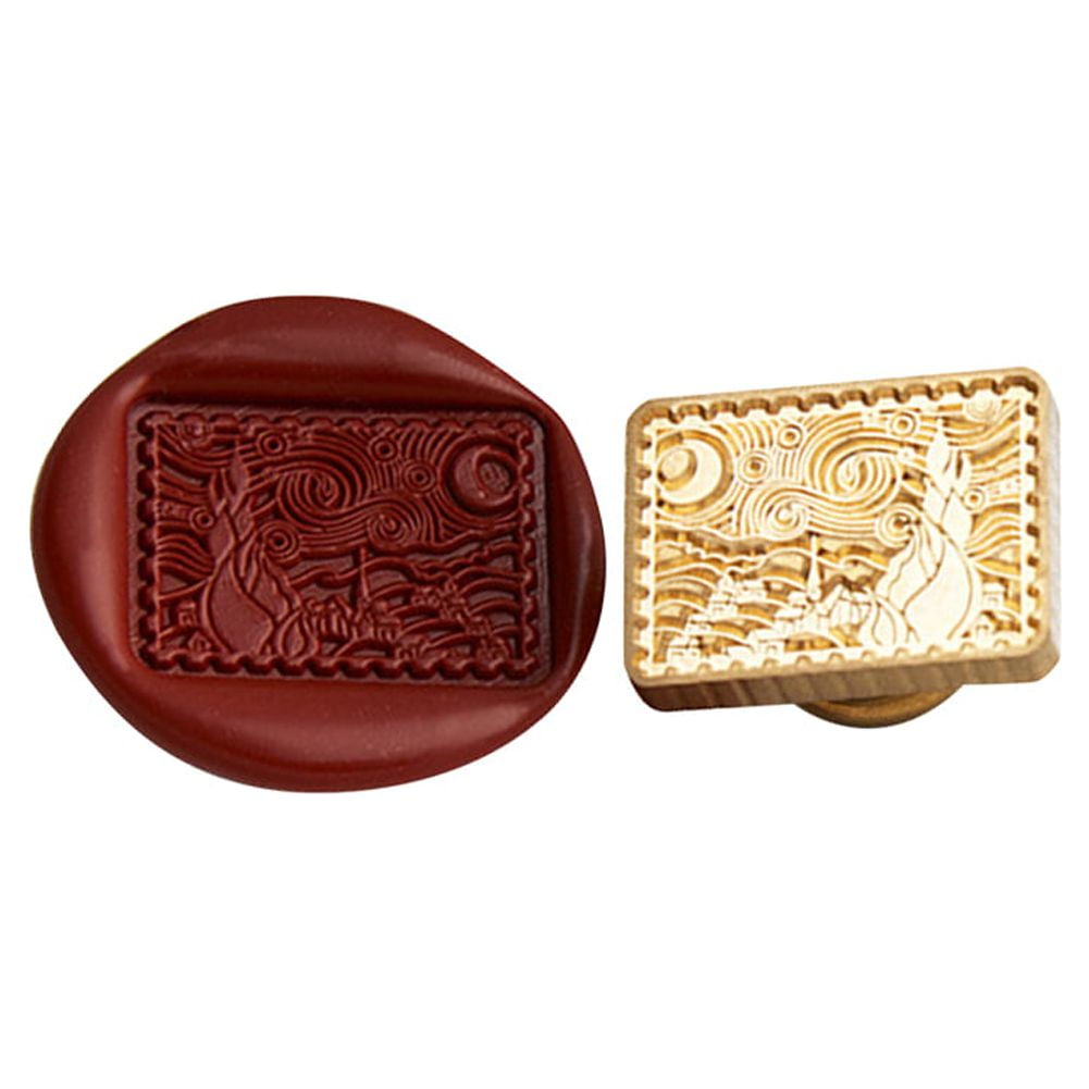 fankhu Specialshaped Stamp Copper Head 3D Relief for Wedding Card (Van