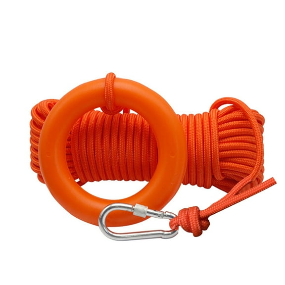 fankhu Water Floating Lifesaving Rope Professional Buoyant Throw Rope with Bracelet/Hand Ring for Swimming Boating Fishing