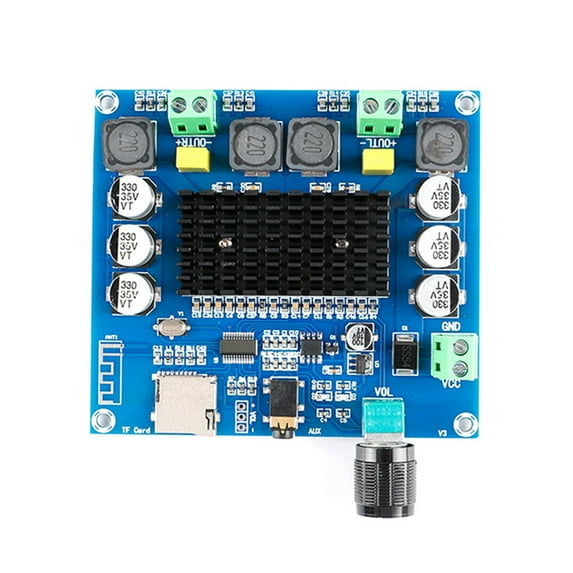 fankhu XH-A105 Power Digital Stereo Receiver Dual Channel TDA7498 Power Amplifier Board for Speakers Home Theater DIY