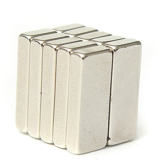 fanshao 10Pcs 15x6x3mm N50 Super Strong Cuboid Blocks Rare Earth Neodymium Fridge Magnet