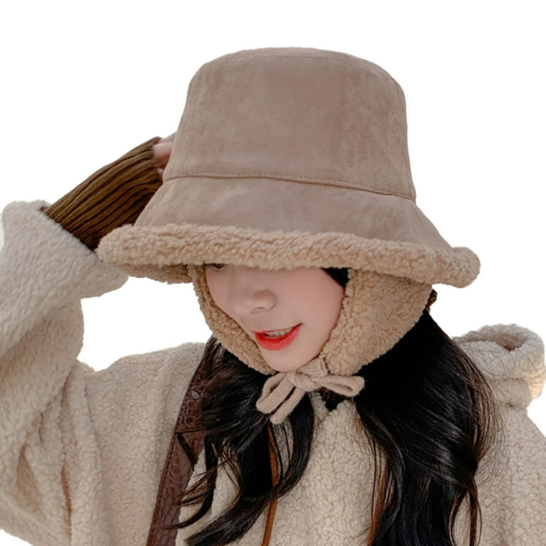 Bucket hat with ear flaps sale
