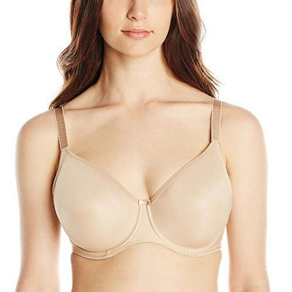 fantasie smoothing women's seamless balcony bra, 32e, nude