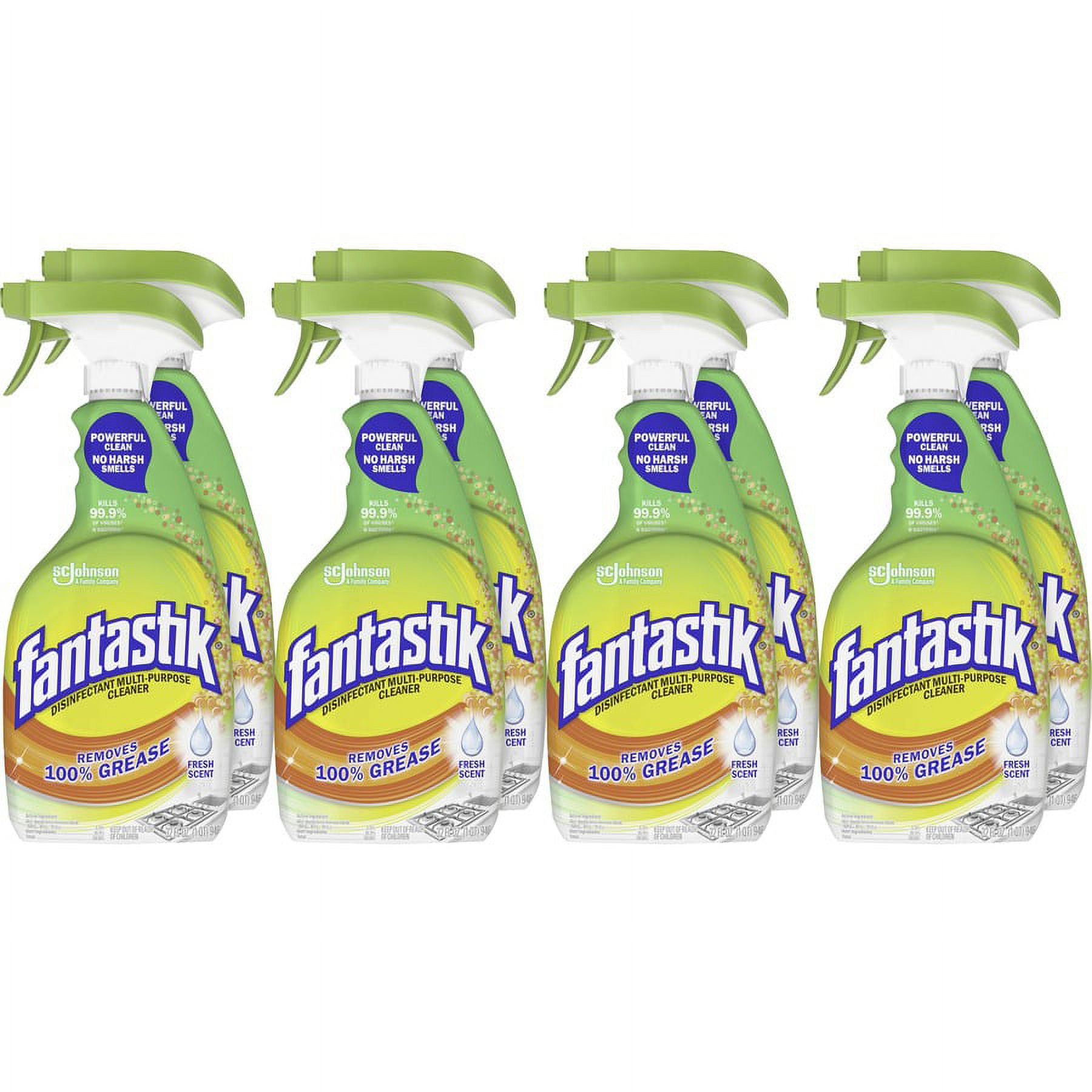 fantastik All-purpose Cleaner with Bleach - 32 fl oz (1 quart) - Fresh Clean Scent - 1 Each - Anti-bacterial - Clear fantastik All-purpose Cleaner with Bleach - 32 fl oz (1 quart) - Fresh Clean Scent - 1 Each - Anti-bacterial - Clear