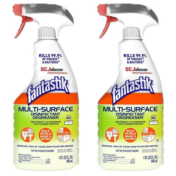Fantastik Bleach Cleaner Spray 32 Ounce 2 Packnull