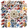 thumbnail image 1 of fantasy Dragon Stickers, Waterproof Dragon Sticker for Water Bottle Laptop Phone Cases Planner Skateboard Luggage Helmet Party Favor Decor, Ideal for Adults Teens Teacher Rewards, 1 of 9
