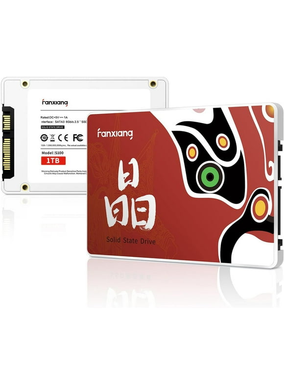 fanxiang S100 1TB SSD SATA III 2.5" SSD Internal Hard Drive, Hdd up to 550MB/s, Compatible with Laptop and PC