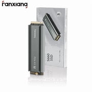 Fanxiang S660 1TB PCIe Gen4 NVMe M.2 Internal Gaming SSD with Heatsink, Up to 5000MB/s Speed, SLC Cache Design Compatible with PS5