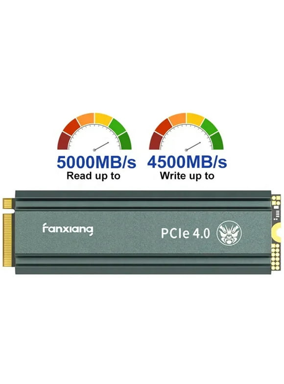 fanxiang S660 2TB PS5 Console SSD PCIe 4.0 PS5 SSD NVMe m.2 2280 Internal Hard Drive, up to 5000MB/s, Perfectly Compatible with PS5, with Heatsink