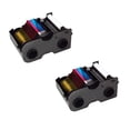 thumbnail image 1 of fargo 45000 ymcko color ribbons - 2 pack bundle, 1 of 2