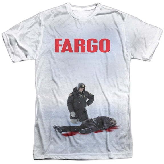 fargo men's poster sublimation t-shirt white