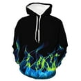 thumbnail image 1 of fartey 3D Realistic Fashion Hoodies for Men Long Sleeve Drawstring Hip Hop Adult Youth Teen Hooded Tops with Pockets Clothes, 1 of 2