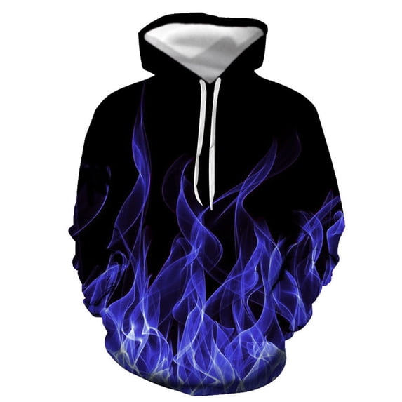 fartey 3D Realistic Fashion Hoodies for Men Long Sleeve Drawstring Hip Hop Adult Youth Teen Hooded Tops with Pockets Clothes