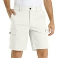 thumbnail image 1 of fartey Cargo Short for Men 2025 Button Zipper Multiple Pockets Lounge Summer Short Roomy Fit Hiking Joggers Sports Outdoors 5 Inch Pant, 1 of 7
