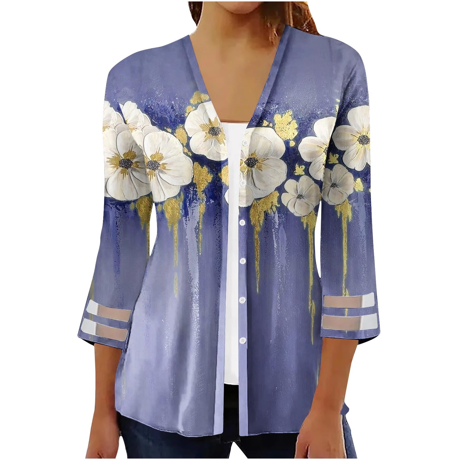 Beach Cover Ups For Women Summer Lightweight Floral Printed