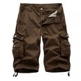 thumbnail image 1 of fartey Men Cargo Capri Pants 2025 Baggy Fit Summer Running Sports Hiking Outdoors Short Mult Pockets Button Zipper Drawstring Short, 1 of 3