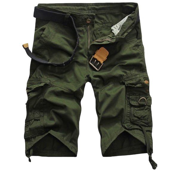 fartey Men Casual Cargo Short 2023 Baggy Trendy Print Outdoor Hiking Sports Shorts with Button Multiple Pockets Zipper Shorts
