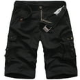 thumbnail image 1 of fartey Men Casual Cargo Short 2025 Baggy Trendy Print Outdoor Hiking Sports Shorts with Button Multiple Pockets Zipper Shorts, 1 of 8