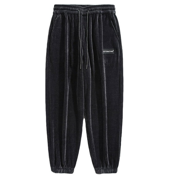 fartey Men Plus Size Sweatpant Elastic Waist Drawstring Baggy Fit Pants with Pockets Basketball Joggers Trousers, M-5XL
