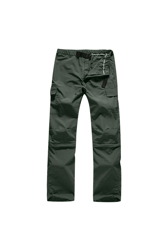 Men's Cargo Hiking Pants Quick Dry Lightweight Breathable Straight Leg Work Pants for Men with Multi Pockets