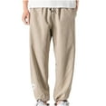 thumbnail image 1 of fartey Mens Casual Plus Size Sweatpants Roomy Comfy Elastic Waist Hiking Pant With Pockets Drawstring Lightweight Soft Cinch Bottom Pants, M-8XL, 1 of 7