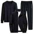 thumbnail image 1 of fartey Mens Plus Size Tracksuits 3 Piece Sets Long Sleeve Crewneck Tops and Stand Collar Full Zip Jackets Pants Joggings Sweatsuits Casual Running Athletic Sweat Suits, M-8XL, 1 of 2