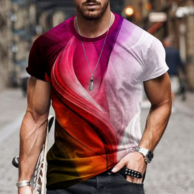 Red designer t shirt sale