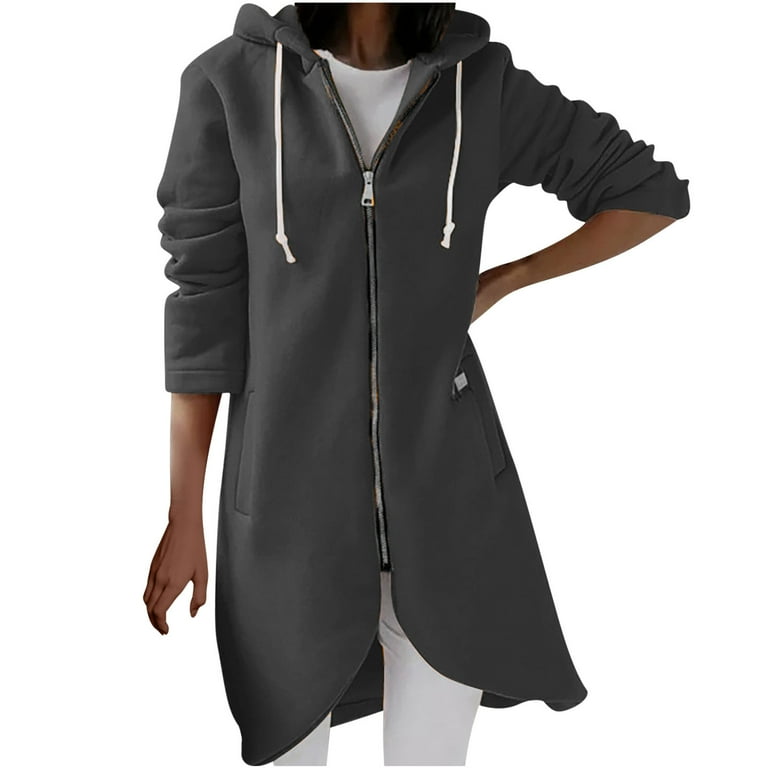Ladies long hoodie outlet