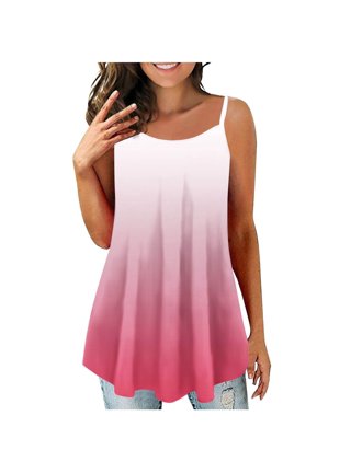 Lolmot Womens Tank Tops Square Neck Eyelet Embroidery Sleeveless Shirts  Blouses Casual Loose Fit Summer Flowy Cami Tops on Clearance