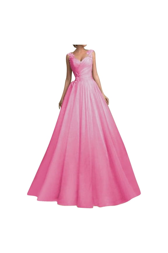 Womens Plus Size Mesh Dress Trendy Lace Strap Wedding Dresses Tunic Flared Swing Solid Color Sundresses Casual V Neck Evening Party Prom Dress, S-5XL