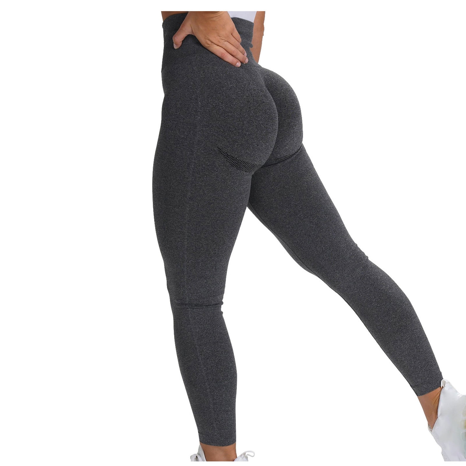 Women Pencil Pants Yoga Slim Pants Shiny See Through Elastic Trousers  Breathable