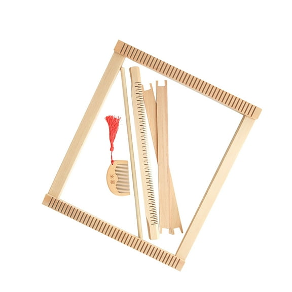 fashion wooden loom Wooden Weaving Loom Tapestry Hand-Woven Wooden Loom Household Tapestry Multifunctional Loom
