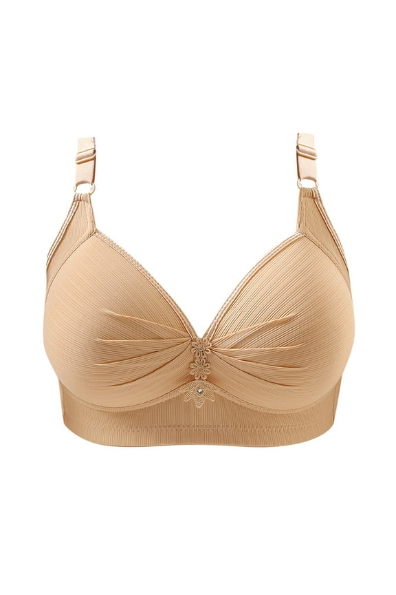 Abomasnow Bras for Women No Underwire Push Up Bralette 2026 Everyday Wear Plus Size Comfort Wire Free Full Support Bra S-5XL