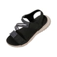 thumbnail image 1 of Abomasnow Women's Comfortable Walking Sandals with Elastic Strap Light Weight Casual Summer Sandals for Trendy Footwear, 1 of 9