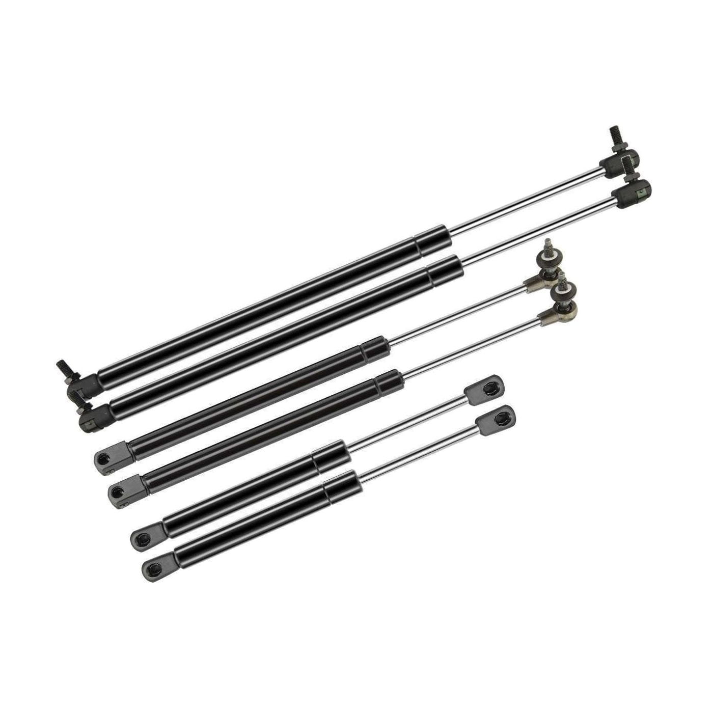 fastgallop 6pcs Hood Tailgate Window Glass Lift Supports Front Rear Side Strut for Jeep for Grand Cherokee 1999-2004 55136761AA SG404018